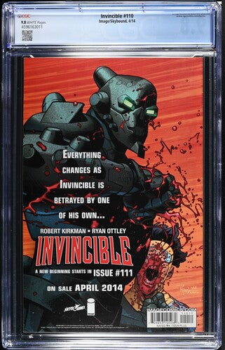 Invincible #110 CGC 9.8