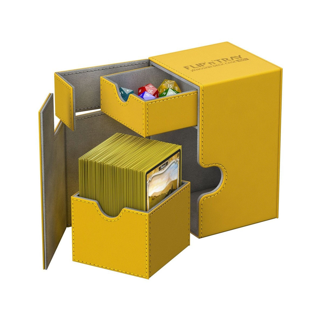 Ultimate Guard Deck Case - Twin Flip 'n' Tray 100+ - Xenoskin Amber
