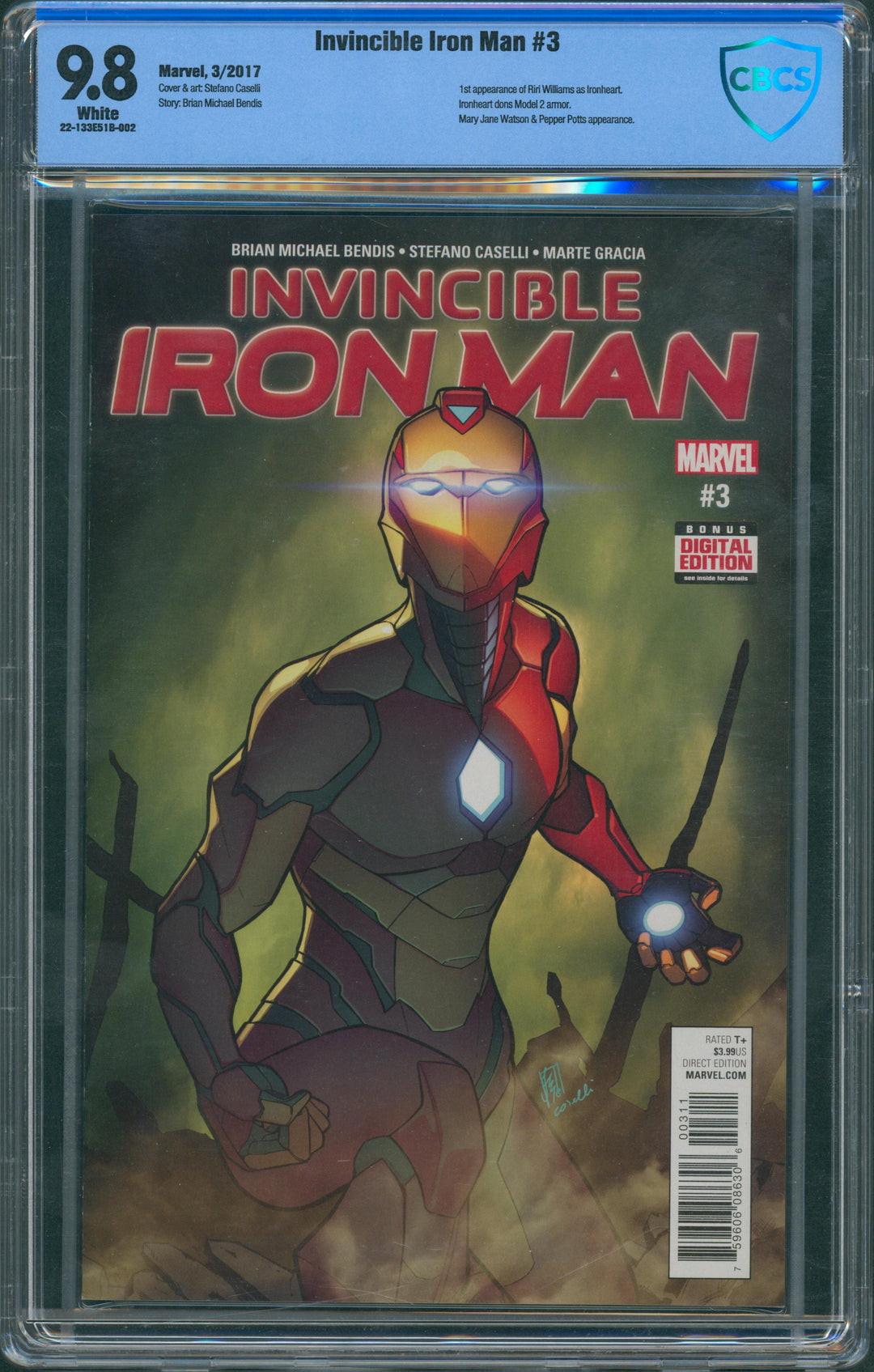Invincible Iron Man #3 CBCS 9.8