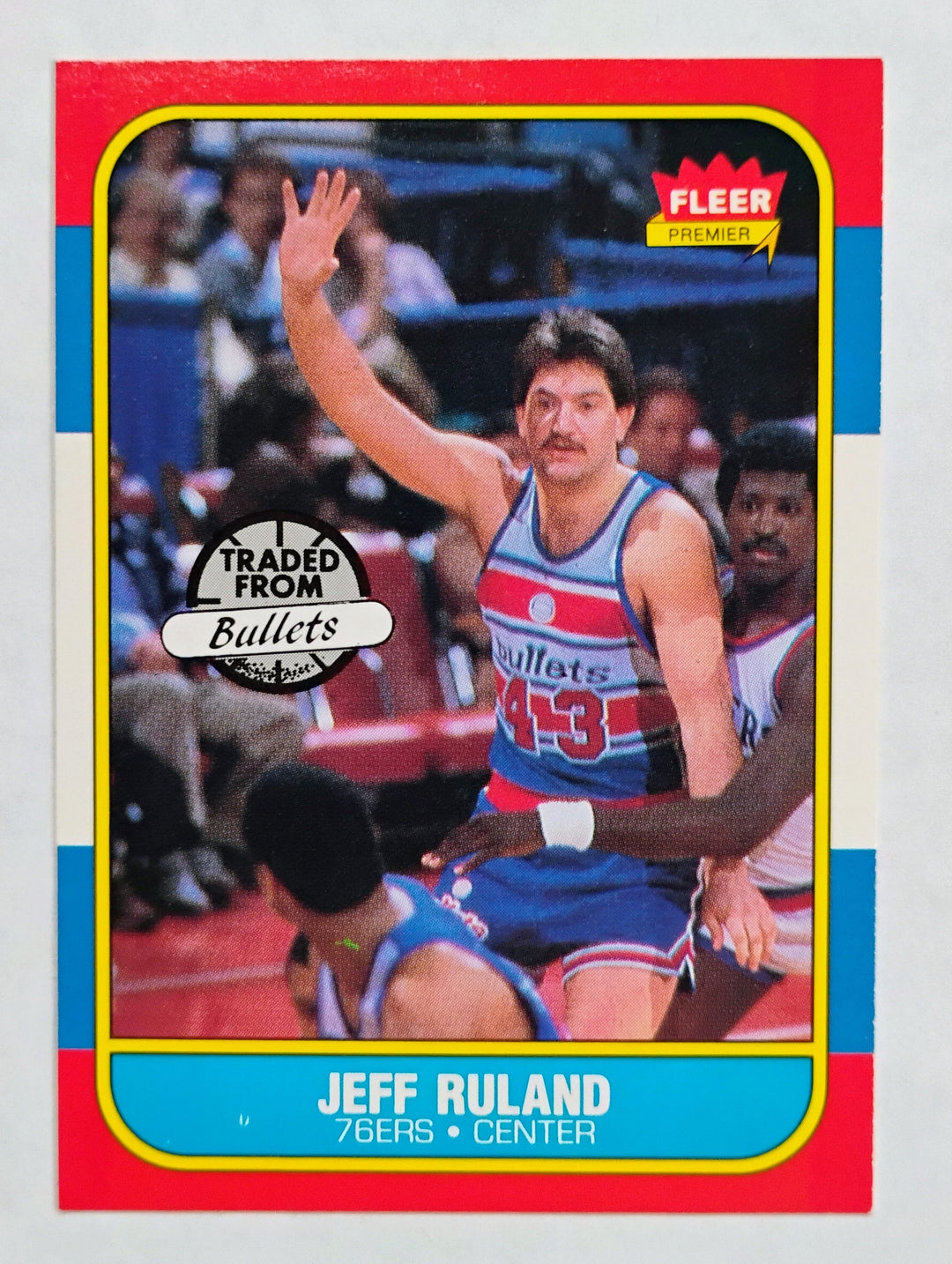 1986-87 Fleer Basketball Jeff Ruland #96
