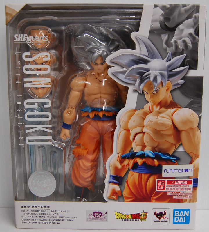 S.H.Figuarts Dragon Ball Super - Son Goku Ultra Instinct Figure (Box Stain)