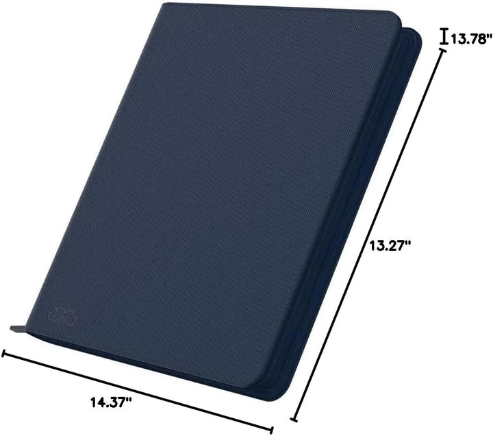 Ultimate Guard Zipfolio Quadrow - 12-Pocket - Xenoskin Dark Blue