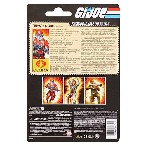 G.I. Joe Classified Series Retro Cardback Crimson Guard 6-Inch Action Figure