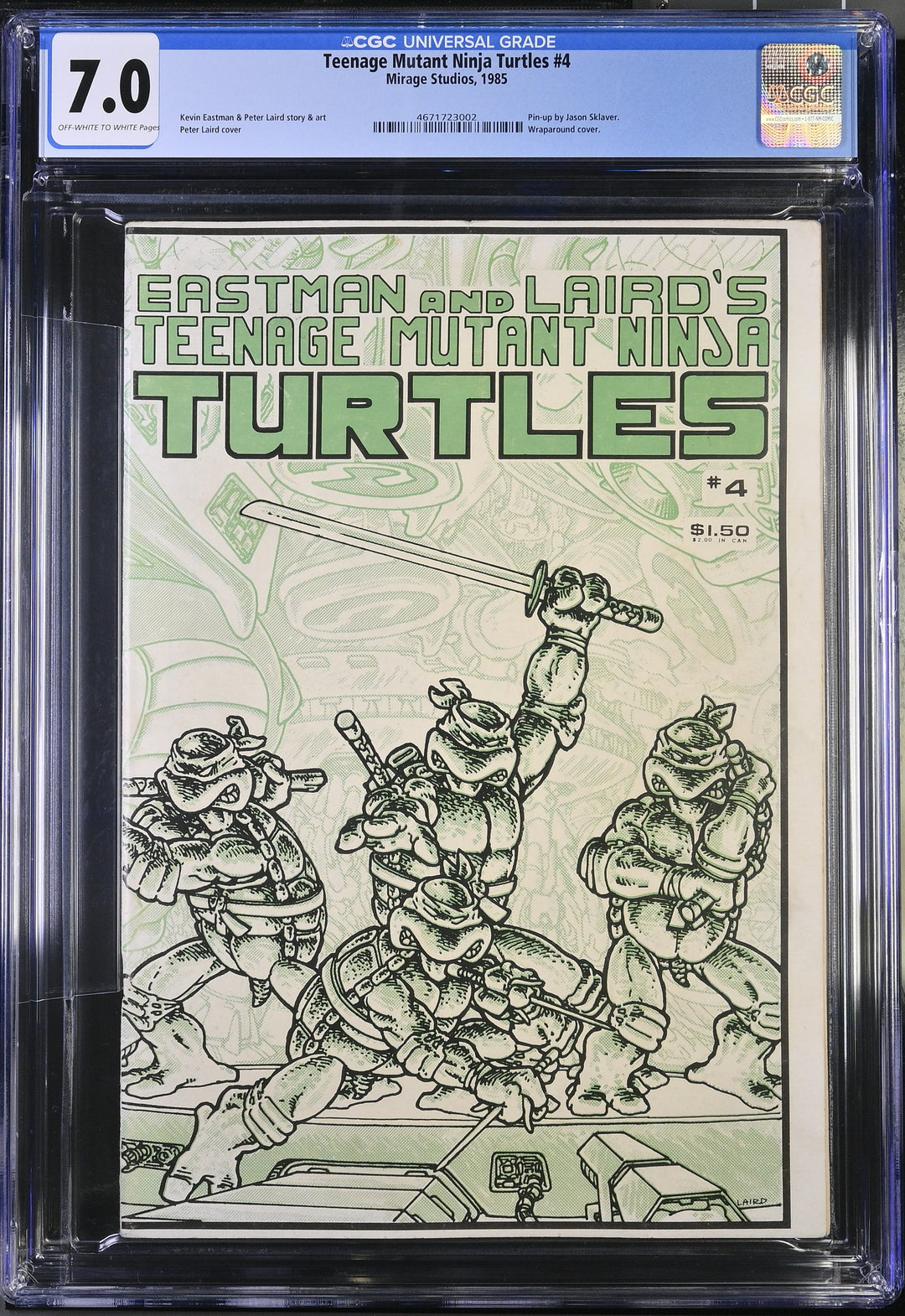 Teenage Mutant Ninja Turtles #4 CGC 7.0
