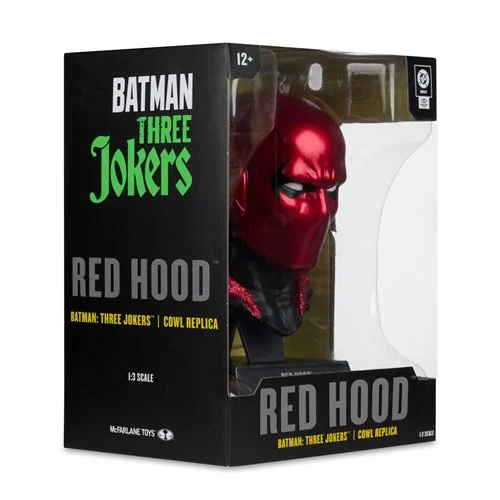 DC Direct Prop Replica Wave 6 Red Hood Batman: Three Jokers 1:3 Scale Cowl