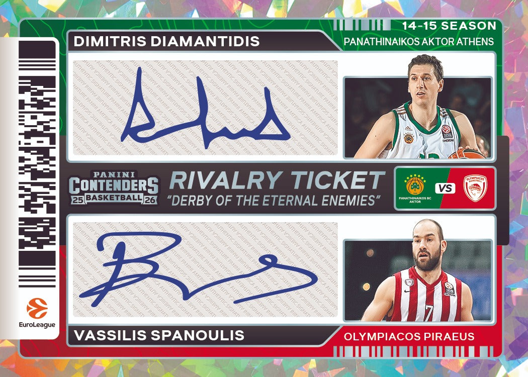2025-26 Panini Contenders Euroleague Basketball Hobby Box