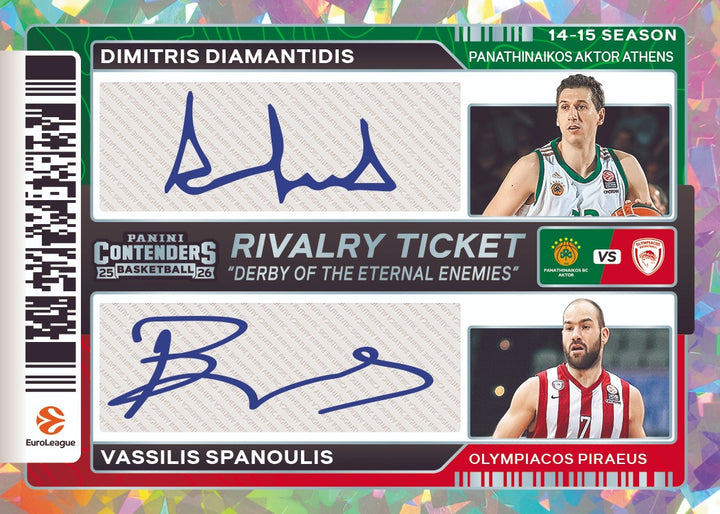 2025-26 Panini Contenders Euroleague Basketball Hobby Box
