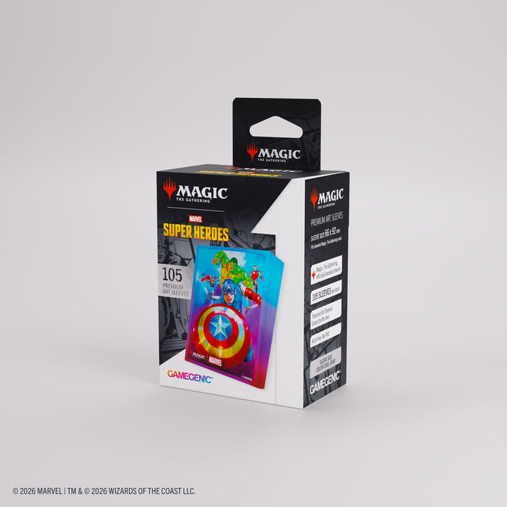 Card Sleeves - Premium Art: Magic the Gathering: Marvel Super Heroes - Captain America, Team Leader