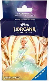 Disney Lorcana TCG: Archazia’s Island - Card Sleeves: Cinderella - Ballroom Sensation (65 Ct)