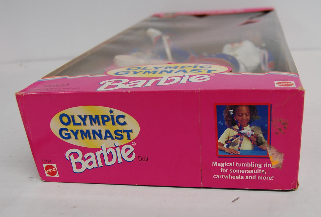 NRFB Barbie 1996 ATL Olympic Gymnast African American Doll 1995 #15124