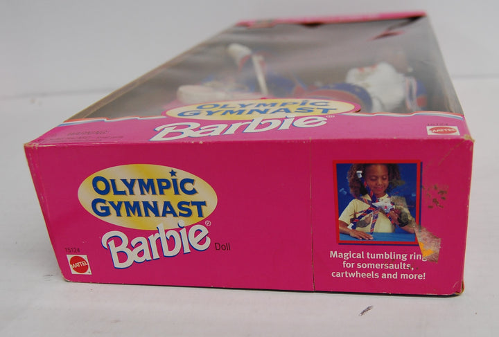 NRFB Barbie 1996 ATL Olympic Gymnast African American Doll 1995 #15124
