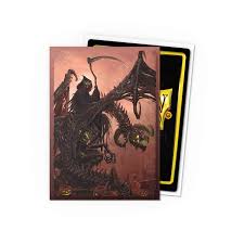 Dragon Shield Card Sleeves - Art: Halloween 2025 Dragon - Brushed