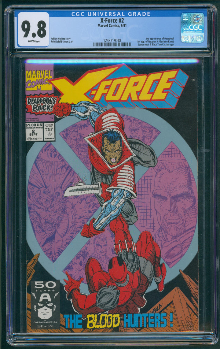 X-Force #2 CGC 9.8