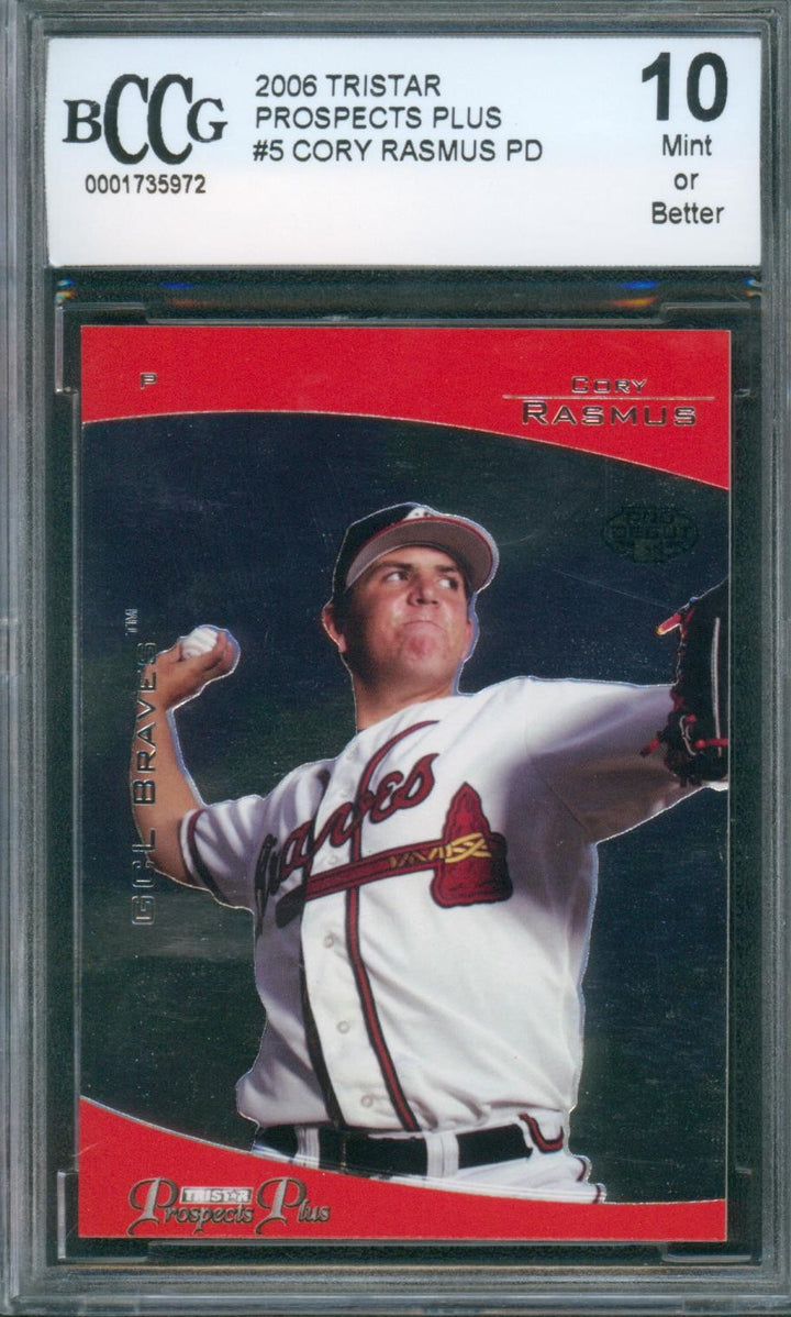 2006 Tristar Baseball Prospects Plus Cory Rasmus #5 BCCG 10