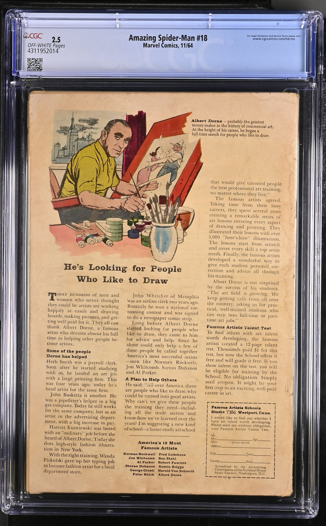 Amazing Spider-Man #18 CGC 2.5