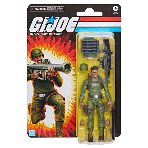 G.I. Joe Classified Series Retro Cardback Rafael Zap Melendez 6-Inch Action Figure