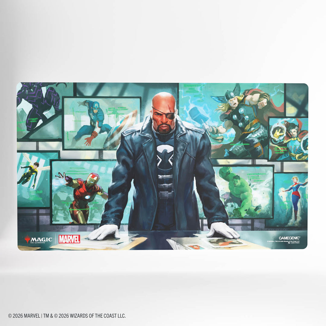 Magic the Gathering: Marvel Super Heroes Prime Playmat - Director Nick Fury