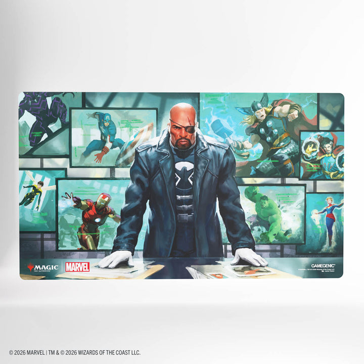 Magic the Gathering: Marvel Super Heroes Prime Playmat - Director Nick Fury