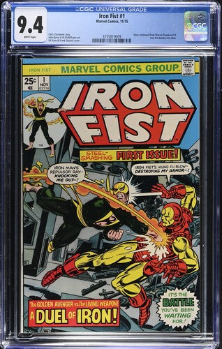 Iron Fist #1 CGC 9.4