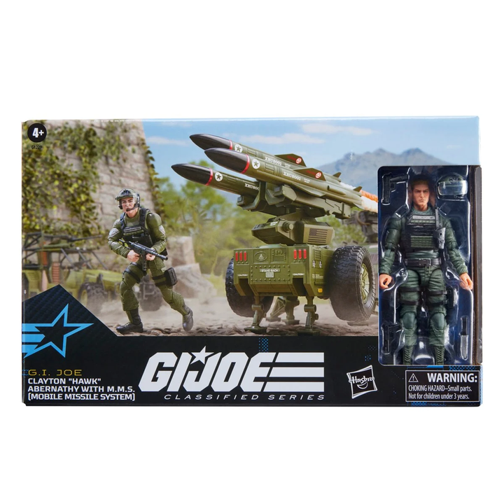 G.I. Joe Classified Series #182 Clayton Hawk Abernathy 6-Inch Action Figure with M.M.S. (Mobile Missile System) Vehicle