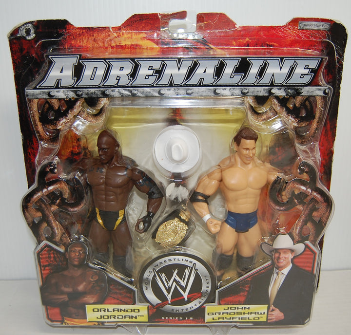 WWE Adrenaline Series 12 - Orlando Jordan & John Bradshaw Layfield 2-Pack 2005