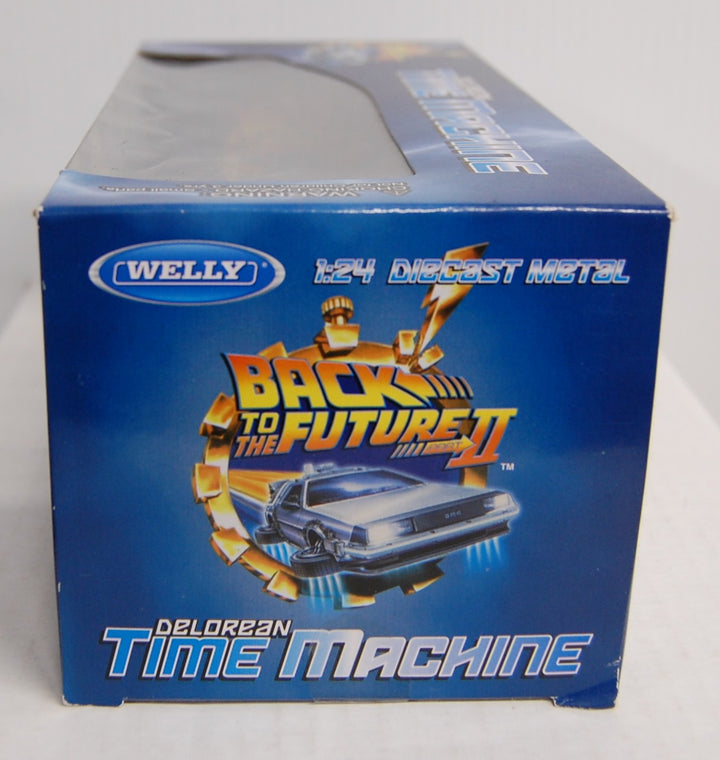 SIGNED by Christopher Lloyd - Back To The Future Part II 1:24 Diecast Delorean Welly
