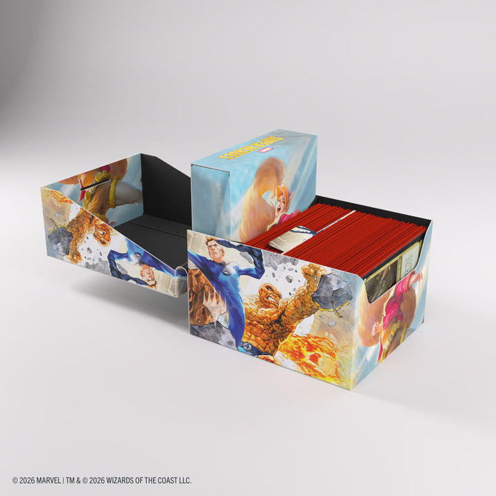 Magic: The Gathering: Marvel Super Heroes: Soft Crate 100+ XL Deck Box - The Fantastic Four/Go Nuts!