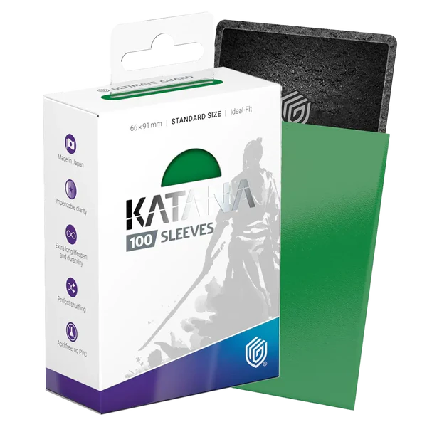 Ultimate Guard Katana Standard Card Sleeves - Jade Garden (100 Ct)