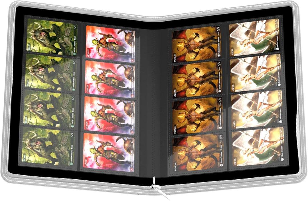 Ultimate Guard Zipfolio - 16-Pocket - Xenoskin White