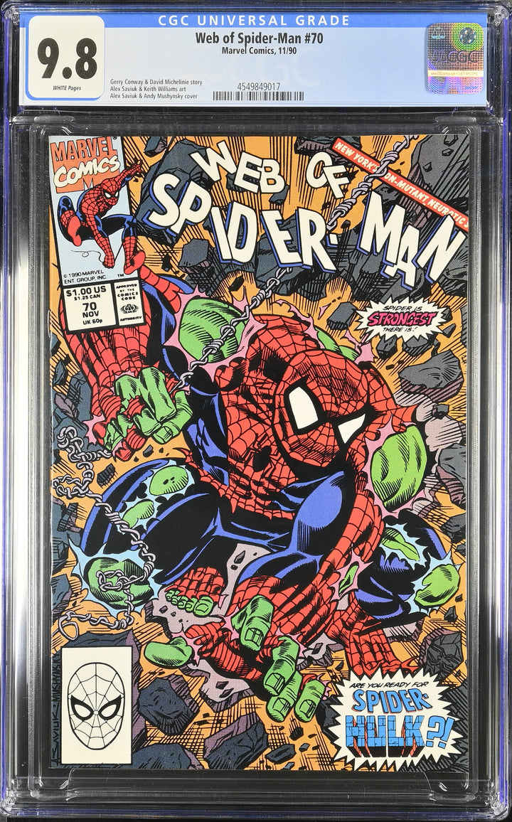 Web of Spider-Man #70 CGC 9.8