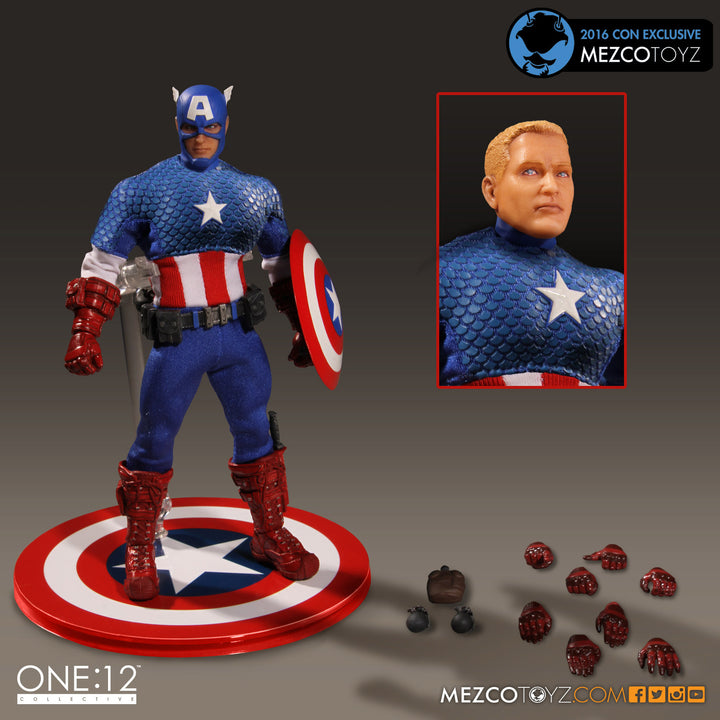 One:12 Collective Marvel Captain America SDCC 2016 Exclusive Figure