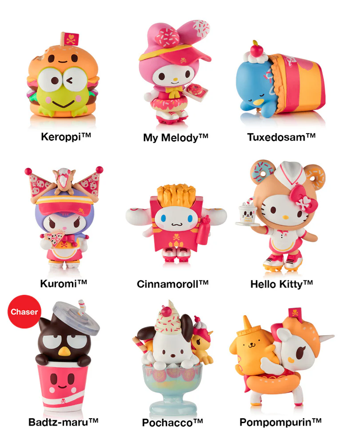 tokidoki x Hello Kitty and Friends Fast Food Blind Box