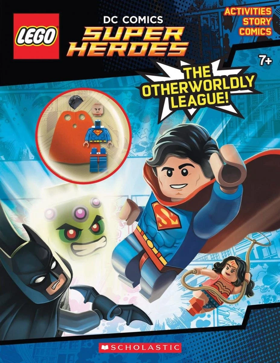 Lego DC Comics Super Heroes Book w/ Superman Minifigure - The Otherworldly League