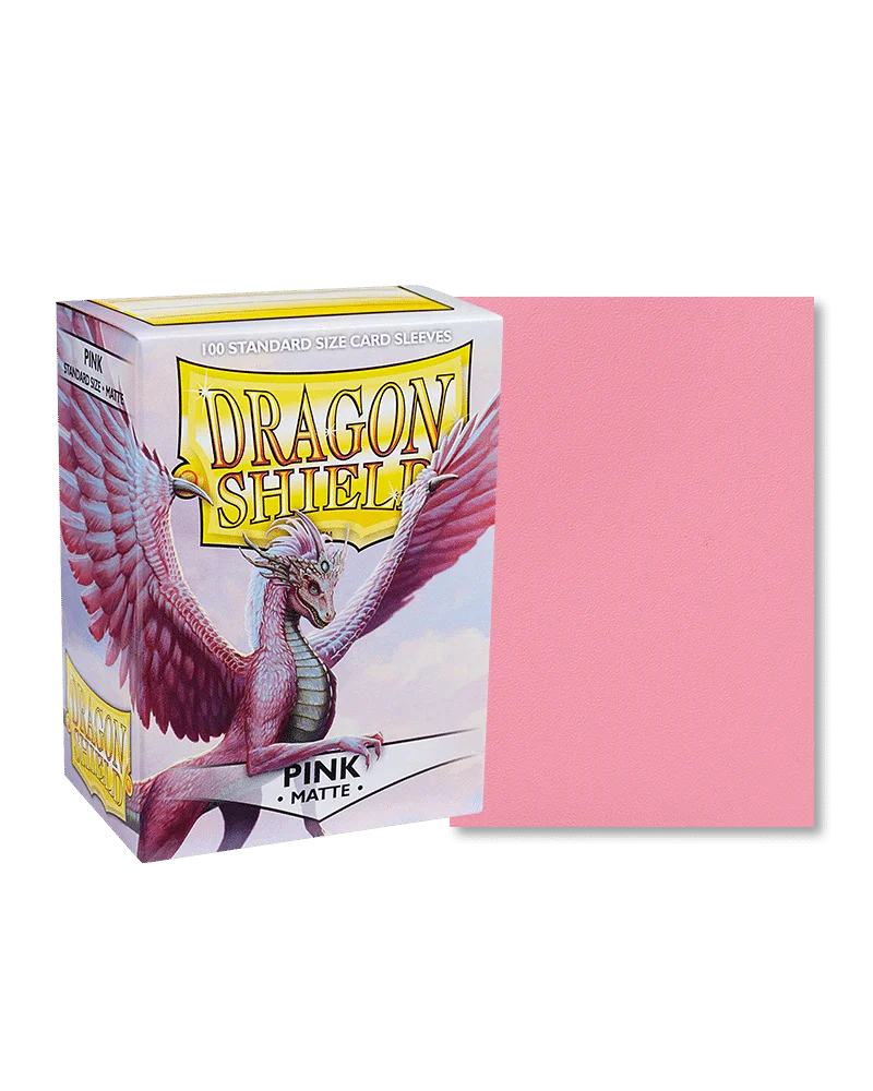 Dragon Shield Card Sleeves - Standard Matte: Pink (100 Ct)