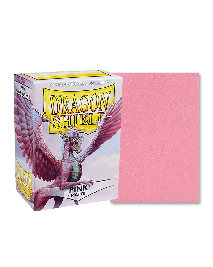 Dragon Shield Card Sleeves - Standard Matte: Pink (100 Ct)