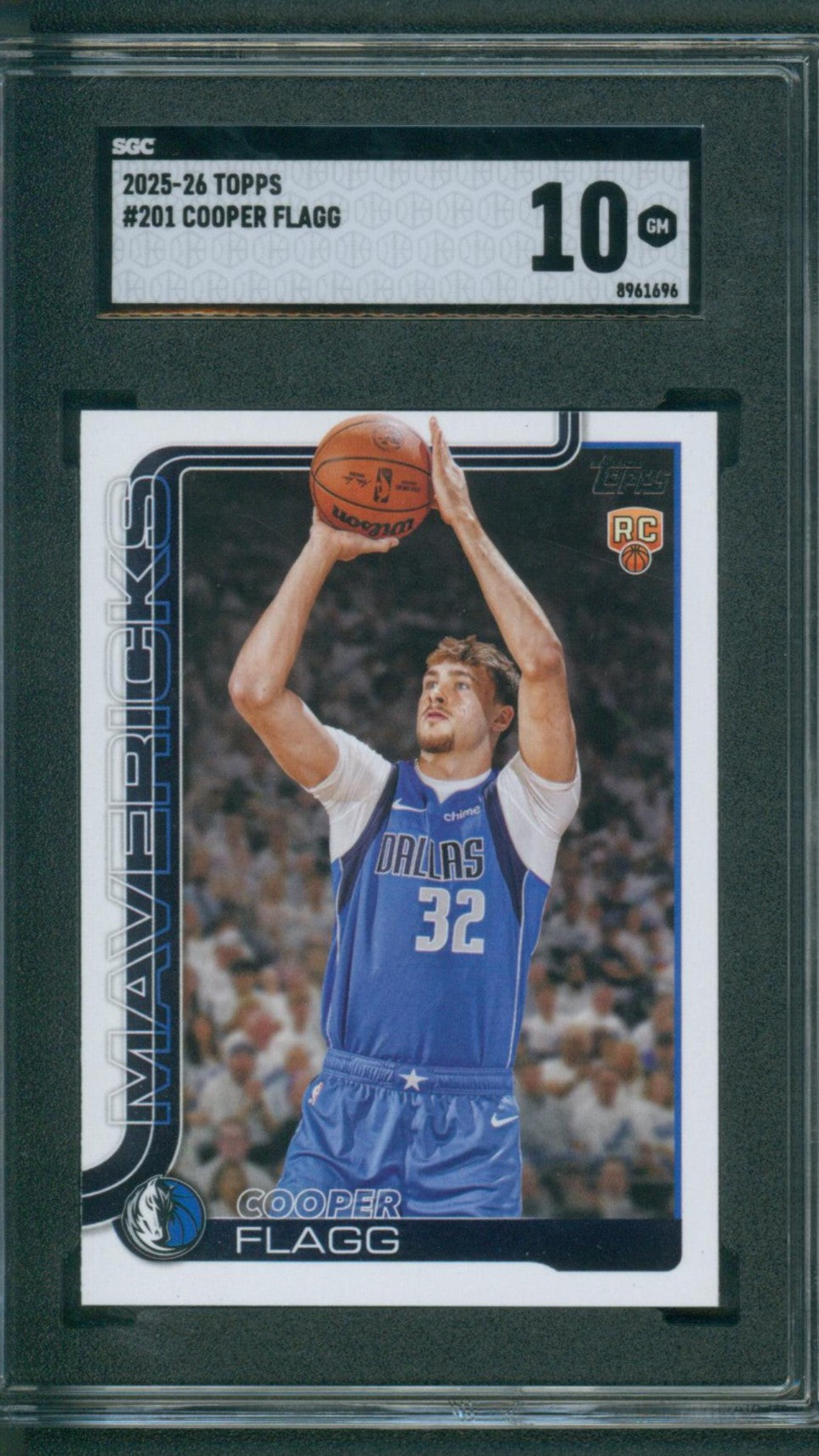 2025-26 Topps Basketball Cooper Flagg #201 SGC 10