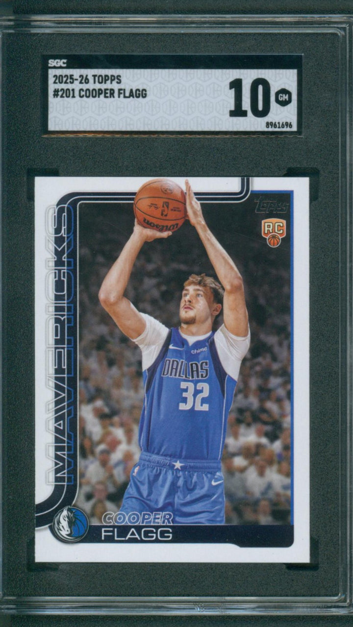 2025-26 Topps Basketball Cooper Flagg #201 SGC 10