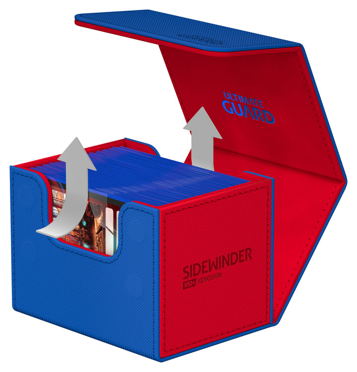 Ultimate Guard Deck Case - Sidewinder 100+ - Synergy Blue/Red