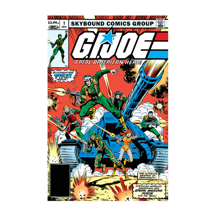 G.I. Joe Cobra Commander Skybound Comic Box Series #1 3 3/4-Inch ReAction+ Figure