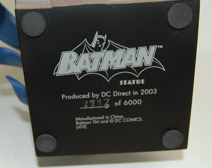 Batman Cold-Cast Porcelain Statue 2003 DC Direct 2883/6000 *Box Damage*