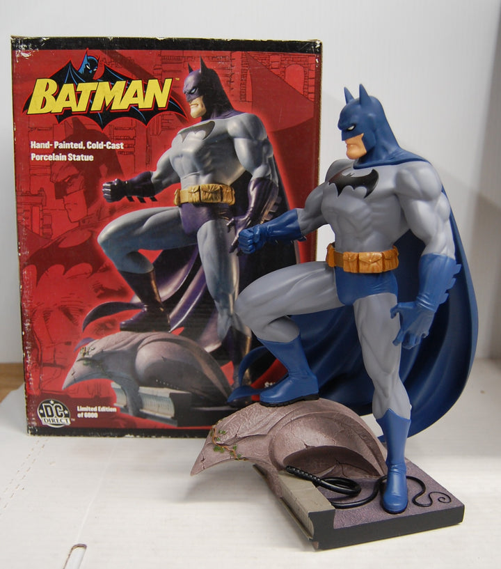 Batman Cold-Cast Porcelain Statue 2003 DC Direct 2883/6000 *Box Damage*