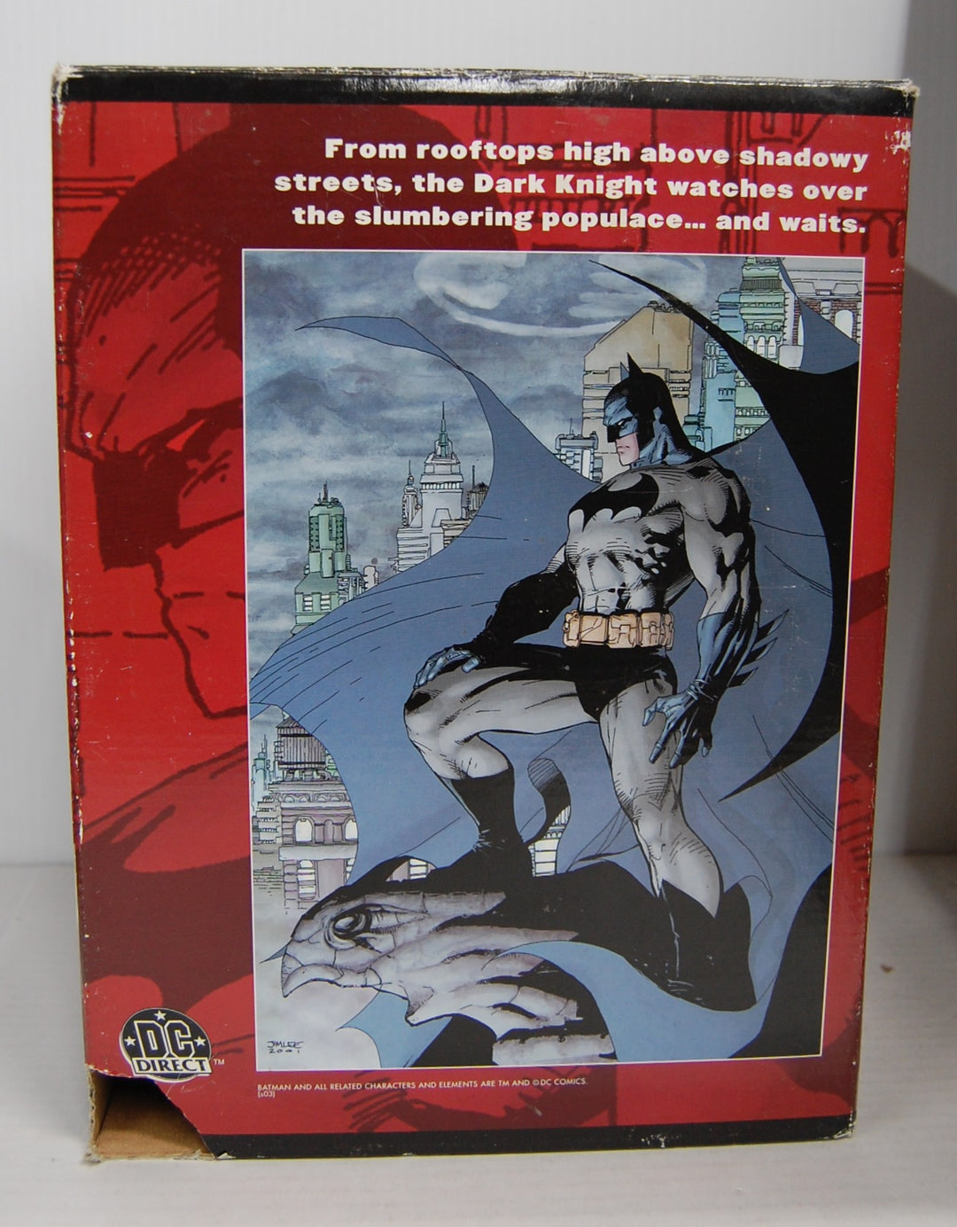 Batman Cold-Cast Porcelain Statue 2003 DC Direct 2883/6000 *Box Damage*