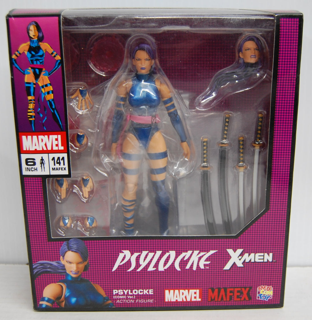 Mafex X-Men Psylocke (Comic Ver.) Figure #141 Marvel Medicom Toy