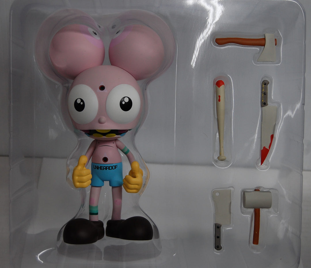 Dalek X UVD Toys - Space Monkey 7.5" Figure (Pink)  50/50 Signed 2020