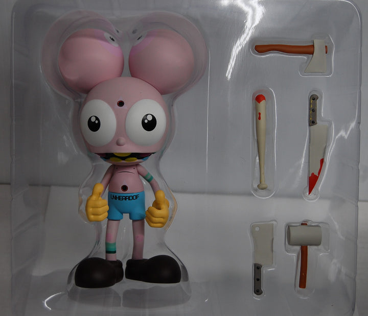 Dalek X UVD Toys - Space Monkey 7.5" Figure (Pink)  50/50 Signed 2020