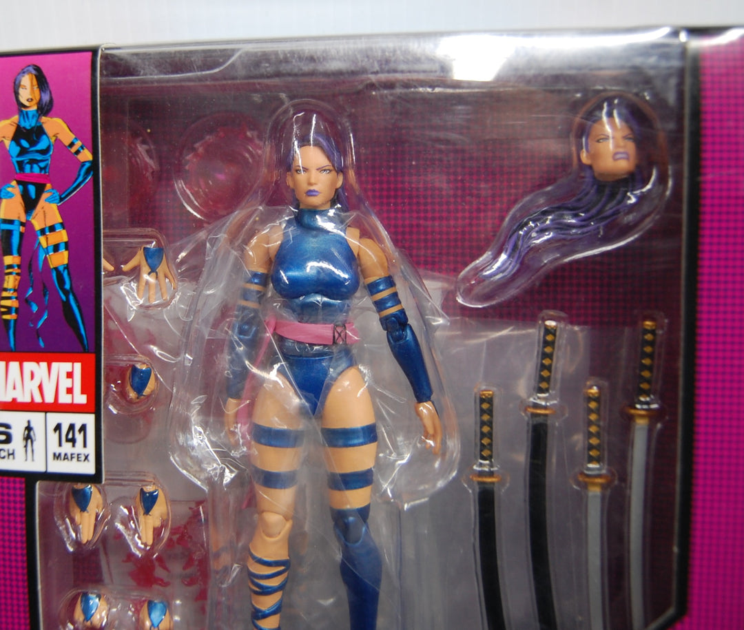 Mafex X-Men Psylocke (Comic Ver.) Figure #141 Marvel Medicom Toy