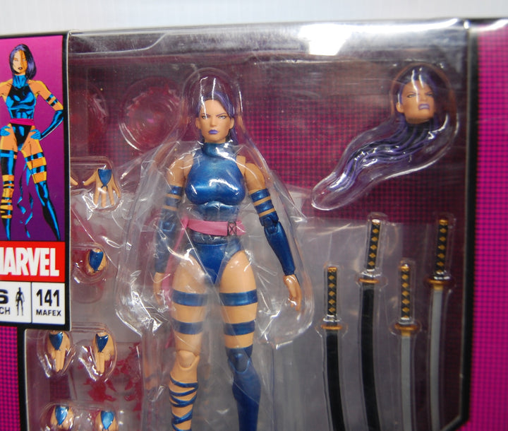 Mafex X-Men Psylocke (Comic Ver.) Figure #141 Marvel Medicom Toy