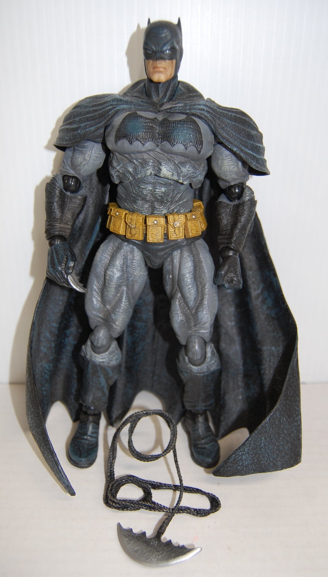 Play Arts Kai Batman: Arkham City -  No. 4 Batman (Dark Knight Returns Skin) *Used*