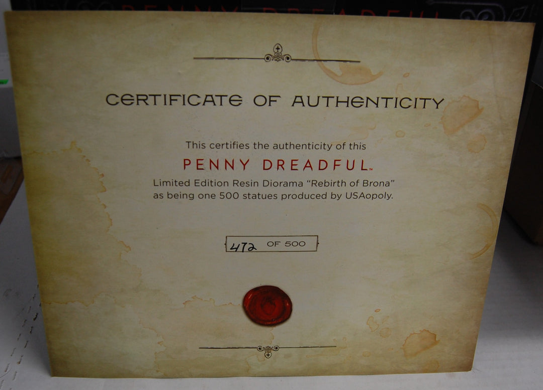 Penny Dreadful: Rebirth of Brona 2015 Limited Edition Resin Diorama 472/500