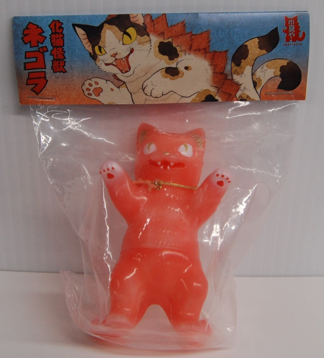 Konatsuya Negora Cat (Coral) Sofubi Vinyl Figure Japan